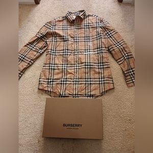 Men's Large Burberry Shirt